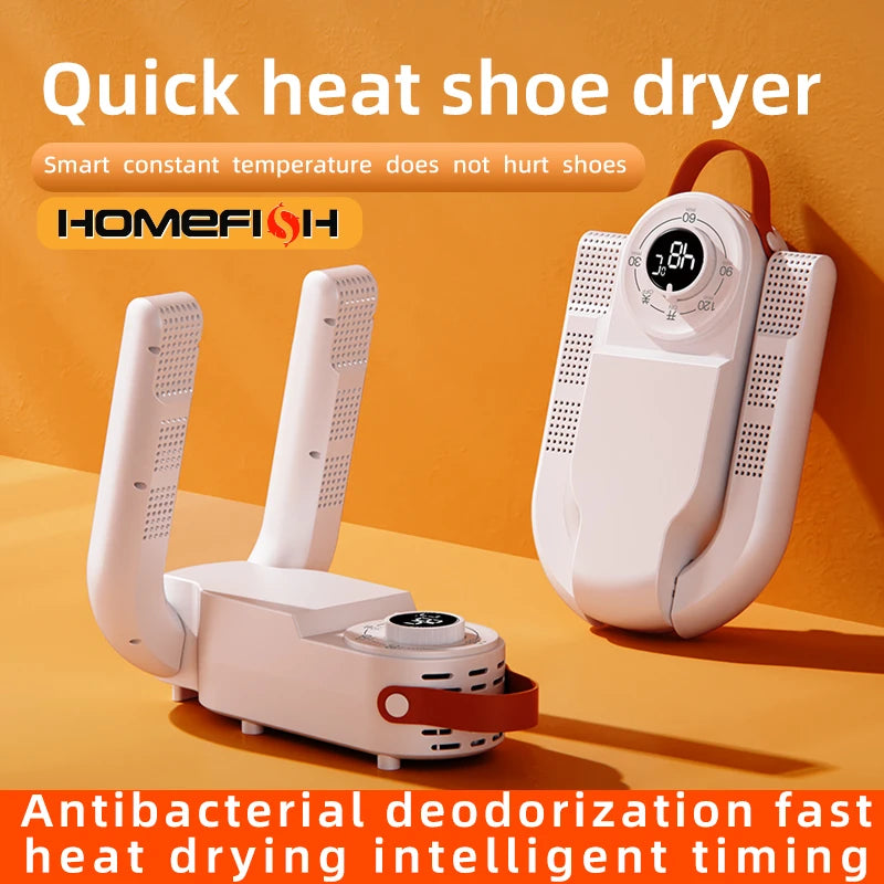 Q1 Intelligent Timer Shoe Dryer Adjustable Dryer Quick Drying Deodorizing Sterilizing Shoe Dryer Household Shoe Warmer Heater