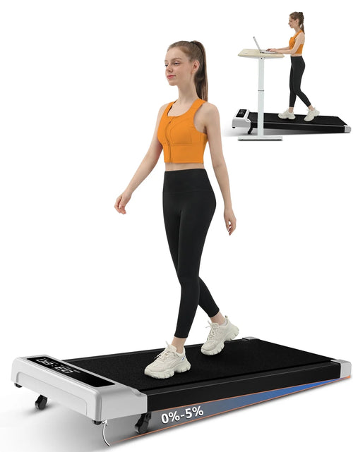 Load image into Gallery viewer, Walking Pad with Incline, Walking Pad Treadmill 2 in 1 Walking Pad for Walking and Jogging, 2.5HP Compact Treadmill for Home Office with Remote Control, LED Display
