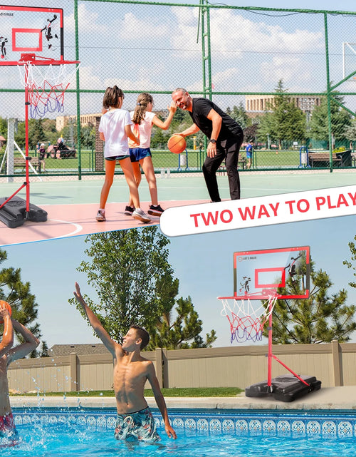 Load image into Gallery viewer, Kids Basketball Hoop for Age 3 4 5 6 7 8, Toddler Basketball Hoops Adjustable Height 3.01Ft-5.64Ft, Indoor Outdoor Mini Basketball Hoop Goal &amp; Backboard Ball Games Toys for Girl Boy
