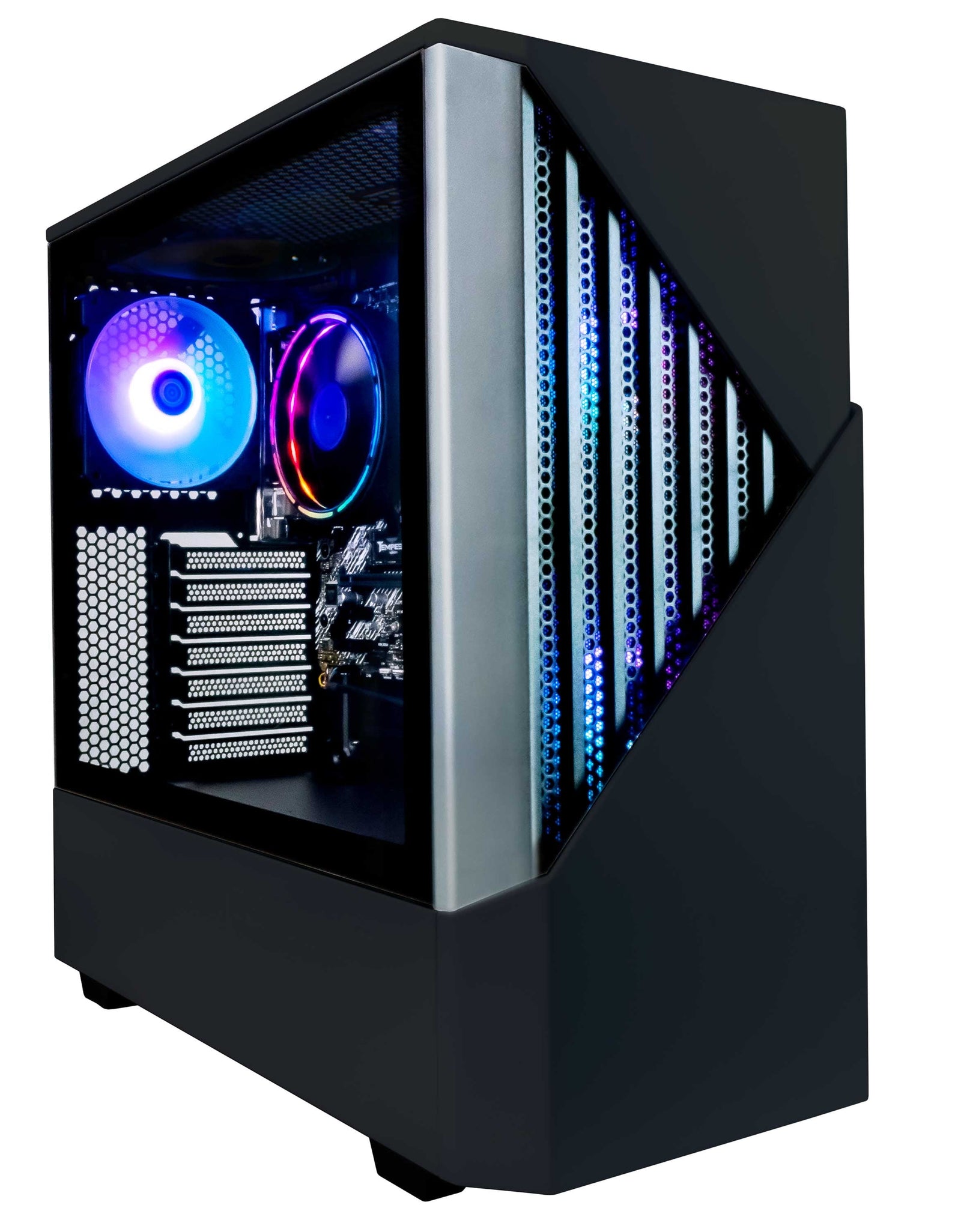 Dark Castle Prebuilt Gaming PC | AMD Ryzen 7 5700G CPU (4.6Ghz Turbo) | Radeon Vega 8 Igpu (4GB) | 1TB M.2 Nvme SSD Storage | 16GB DDR4 RAM | Windows 11 Computer | 5G-Wifi + BT